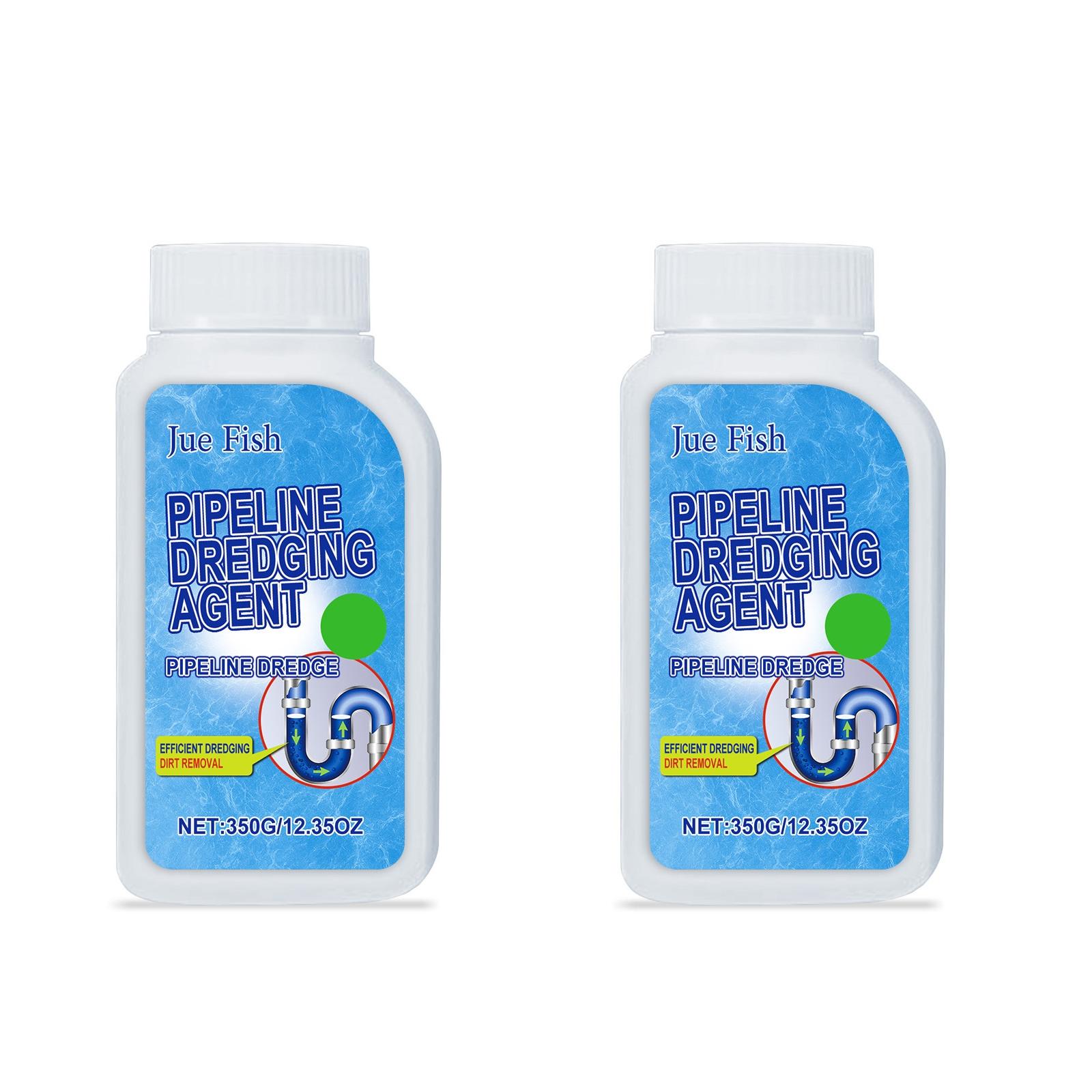 Drain Unblocker Powder (350g/350g*2), Quick Drain Cleaning, Kitchen Toilet Sink Unblocker, Dissolves Clogs, Prevents Blockages, Clog Remover