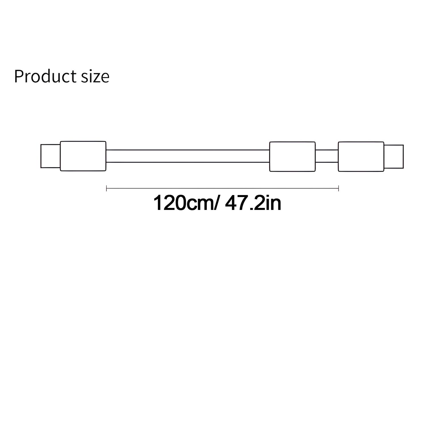 240w Super Fast Charging Cable with Nylon Braided Design, Durable Universal PD USB Charger for Type-C Micro iOS, 1.2 Meters Long, Available in 1 or 2 Pcs Set