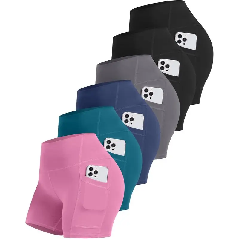 6 Packs - Black/Black/Grey/Navy/Peacock Blue/Baby 