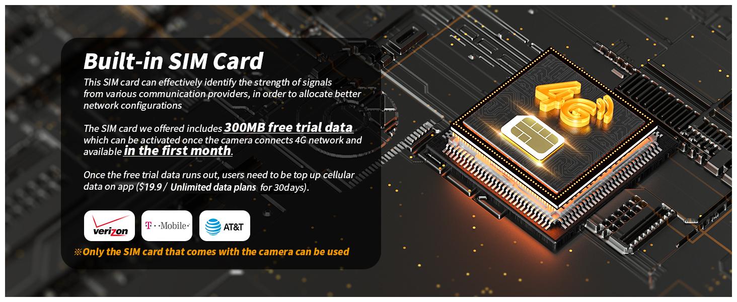 [4K Live]4G LTE Cellular Trail Camera with Forever Solar Powered, Motion Activation 0.2 Second Trigger Time, Unlimited Data Plan Built-in SIM Card(subscription required)