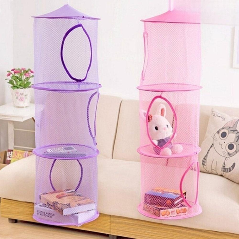 Multi-Layer Wall-Mounted Storage Basket, Foldable Organizer for Closet Bathroom Dorm, Hanging Mesh Shelf, Space-Saving Solution for Clothes Toys, Breathable Visible Door Storage Rack, Home Organization Box.