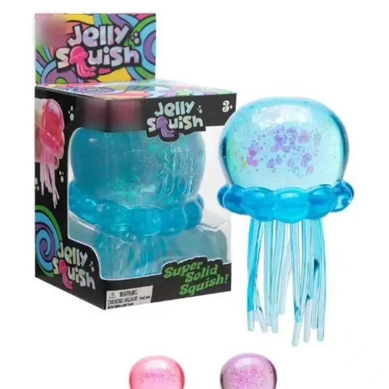 Jellyfish Octopus Stress Relief Toy, Gel Filled Sensory Blind Box, Relaxing Squishy, Birthday Gift, Party Favor Fillers