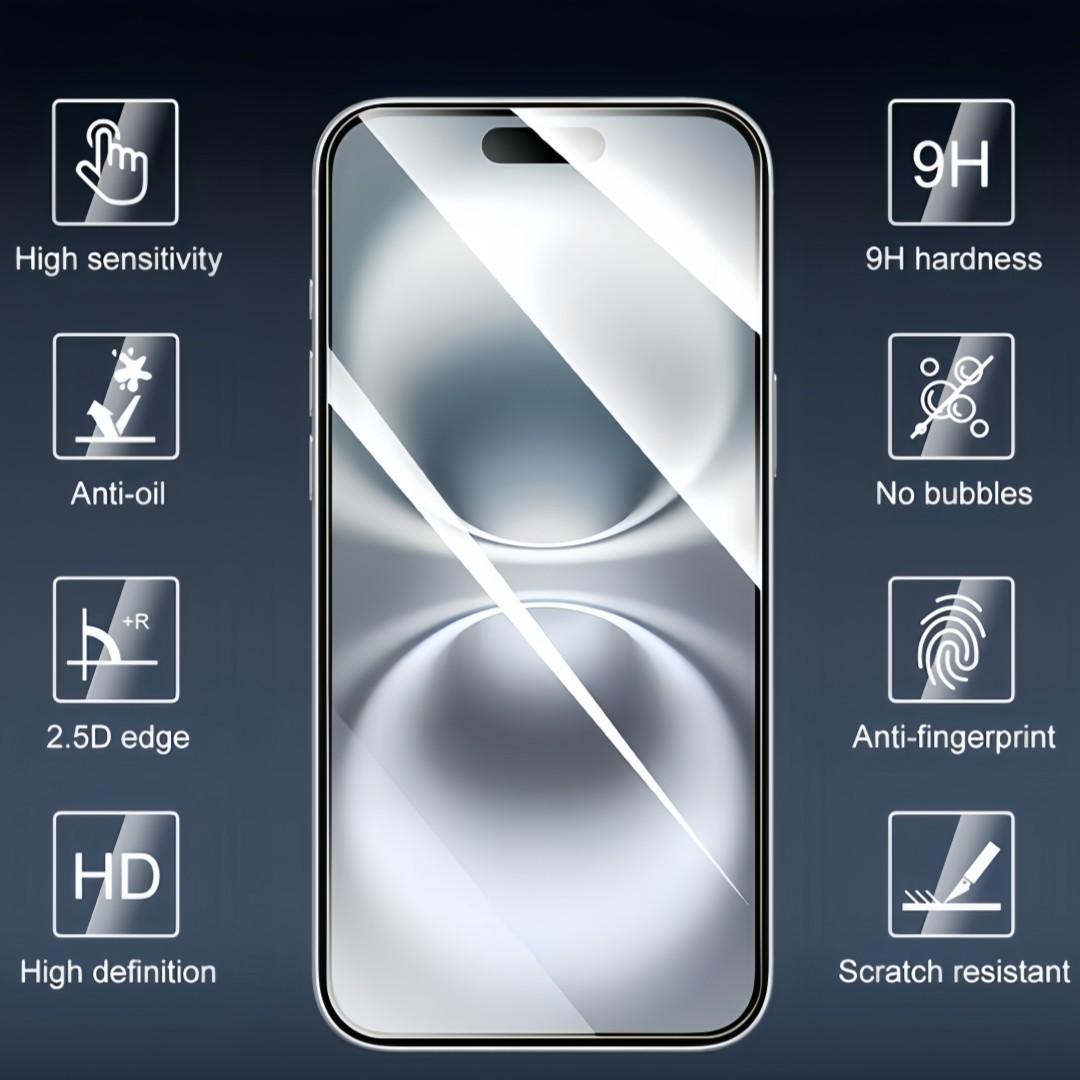 KAYKWONG'S 5-Pack High-Definition Tempered Glass Film for Samsung Galaxy  A06 A07 A15 A16 A17 A25 A26 A34 A35 A36 A37 A54 A55 A56 A57 Clear and Easy to Install, Perfect for Daily Use