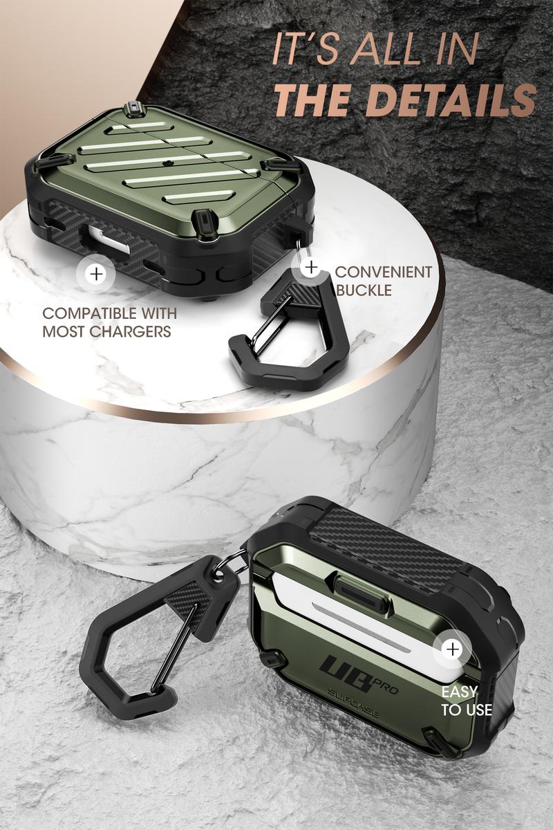 SUPCASE Unicorn Beetle Pro Series Case Designed for Airpods 1 & 2 & 3 Airpods Pro(2023/2022/2019), Full-Body Rugged Protective Case airpodspro2 case Ear Headphones Wireless Charging