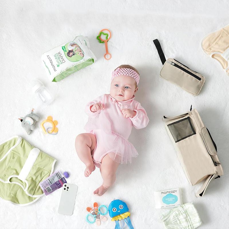 Multifunctional Baby Stroller Storage Bag, Detachable Phone Bag, Baby Stroller Organizer, Universal Stroller Storage Bag for Outdoor Travel