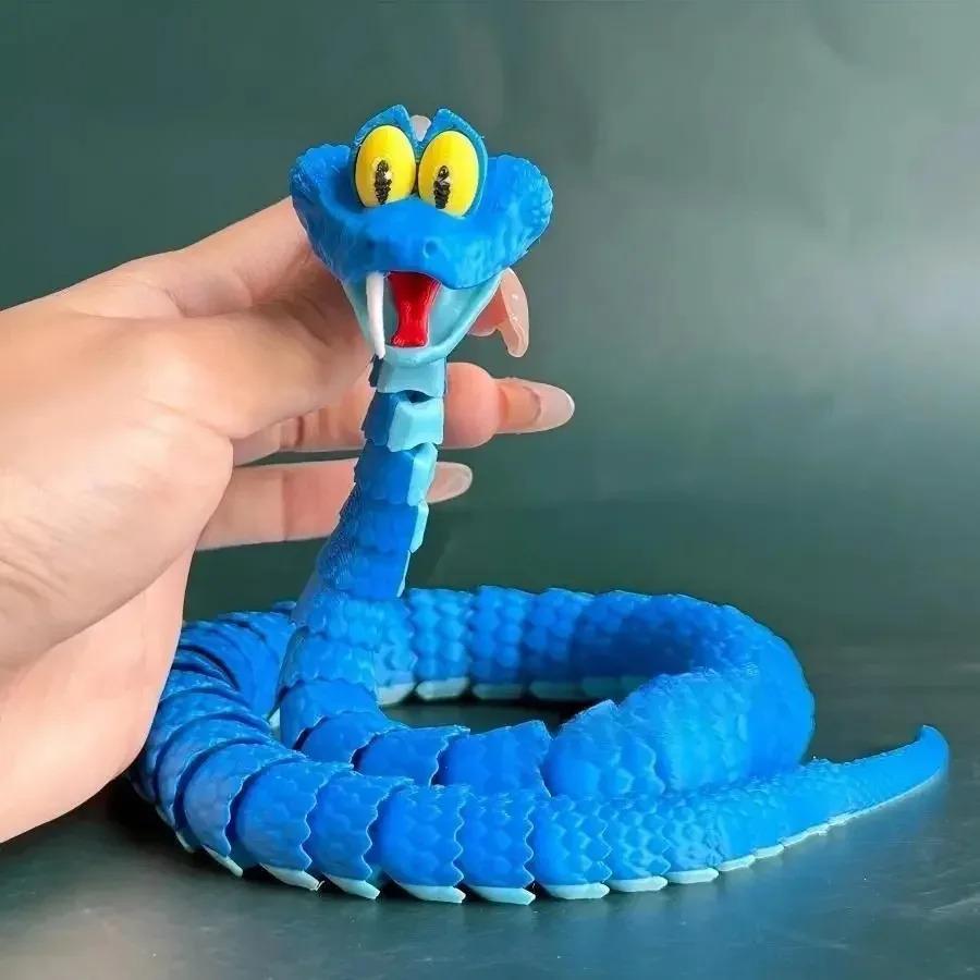 1/2/3PCS 30/68CM Gareth Snake: Joint Simulation Toy Snake From Zootopia, 3D Printed Gareth Snake Model, Stress Relieving Toy, Children'S Gift