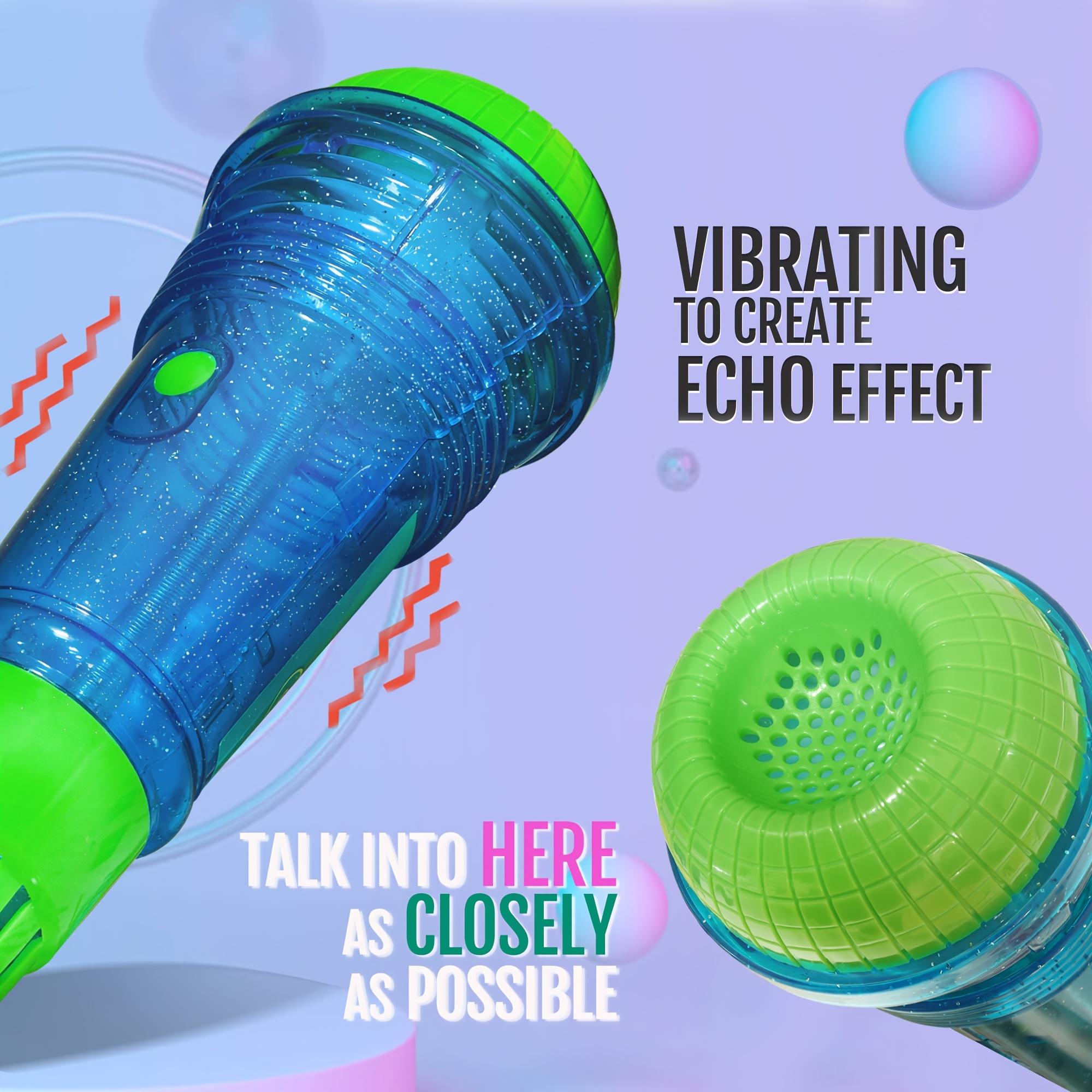 Physical Echo Microphone Toy, Lightweight Music Singing Toy, Party Fun Gadget (no Batteries), Abs Material, Perfect Gift for Christmas Birthday Parties, Echo Effect, Star