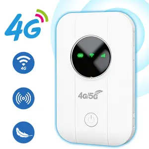 2026 Portable Wireless Wifi Hotspot, Wifi Pocket for Travel,4G/5G LTE Mobile Hotspot, Enjoy 300Mbps Fast WiFi Anywhere, Built in 2100mAh Battery for All-Day Use, Perfect Must-Have for Travel & Outdoor Adventures