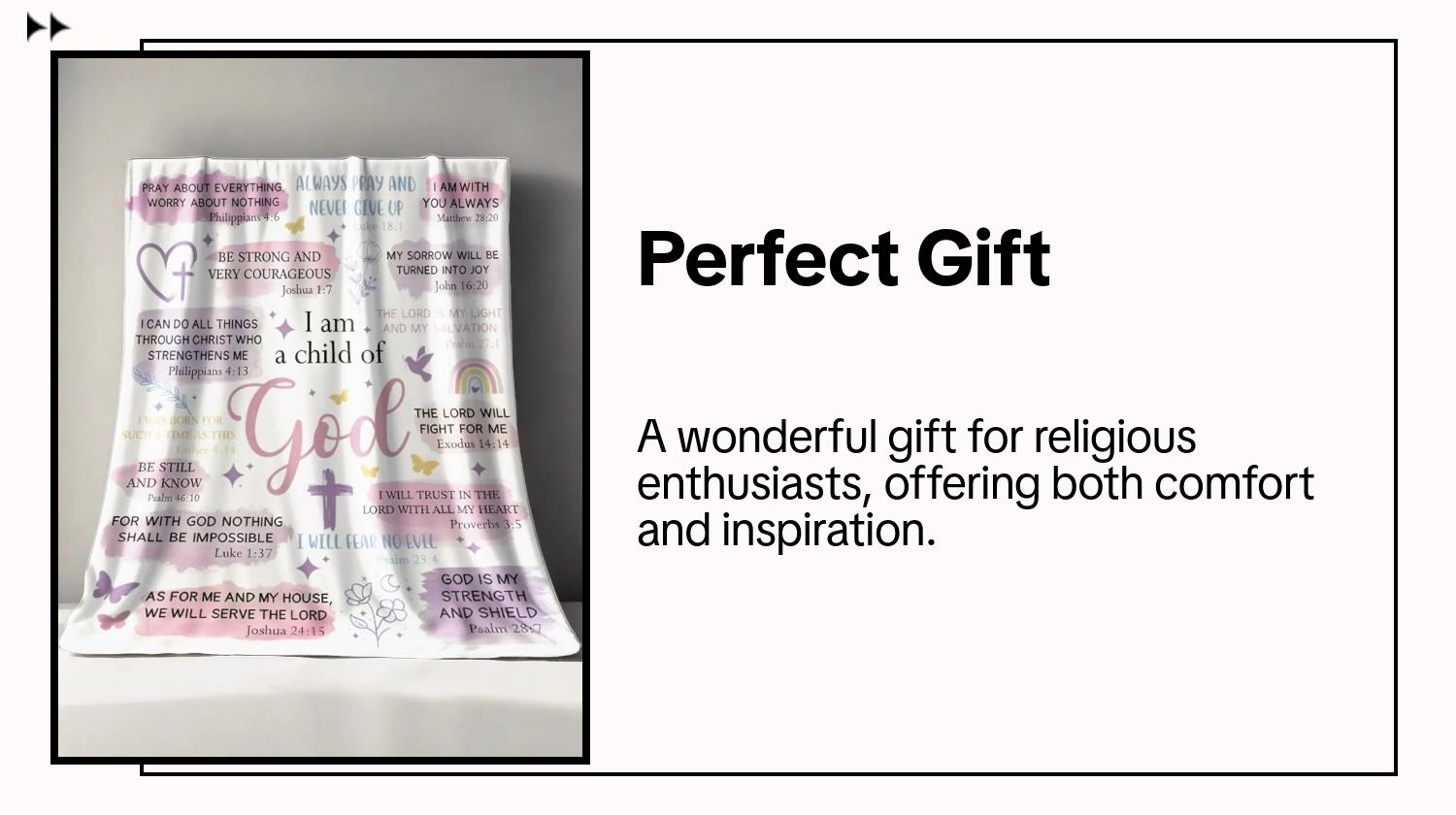 Christian Themed Blanket, Bible Verse Collage Flannel Blanket Soft Cozy Plush Throw Perfect Inspirational Gift for Faith Based  Warm Snuggle Blanket for Bedroom Devotional Space Cute Pastel Watercolor Christian Design , Warm Nap Blanket for Home & Office