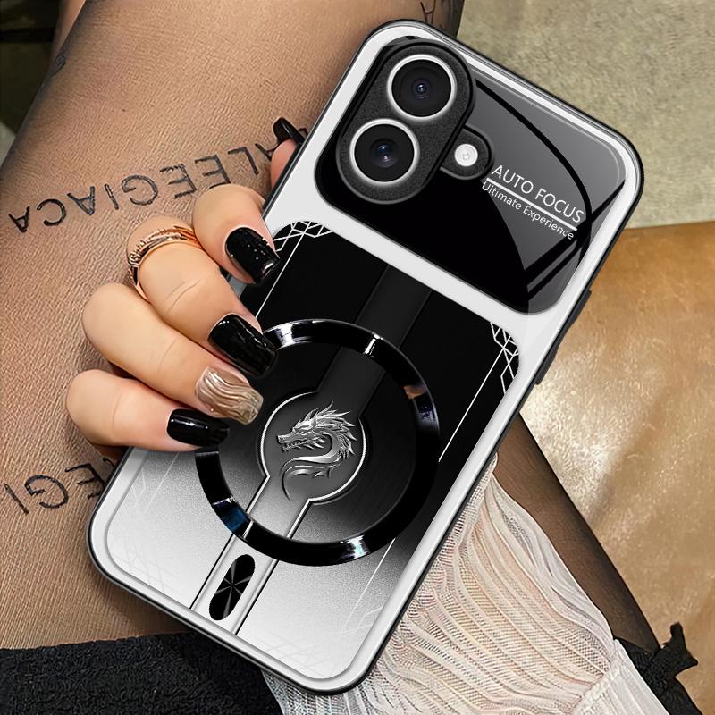 Suitable for [iPhone 17] high-end phone case🥰，available in a variety of colors，features magnetic attachment; the design is sophisticated and minimalist YM99
