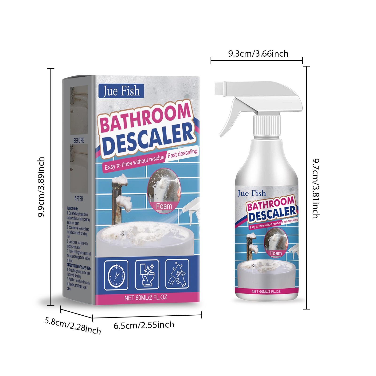 Jue-Fish Bathroom Cleaner Shower Room Bathtub Cleaning Scale Hand Washing Basin Clean Home Cleaning Agent