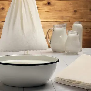 1pc, Reusable Cheese Cloth Bag for Straining, Nut Milk, Cold Brew, Tea, Yogurt, and Coffee - Easy to Clean and Dishwasher Safe, Tea Infuser, Tea Making Tools