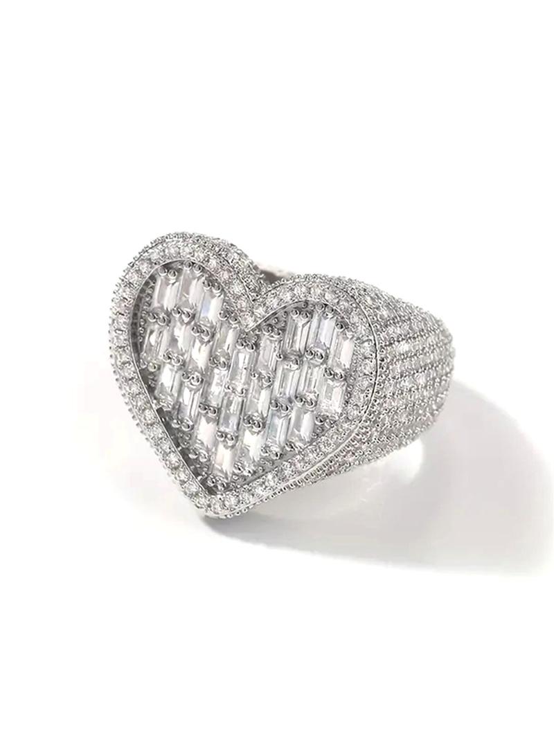 1 PC Luxury Cubic Zirconia Rings For Women For Wedding Engagement Party Jewelry Valentine's Day Gift