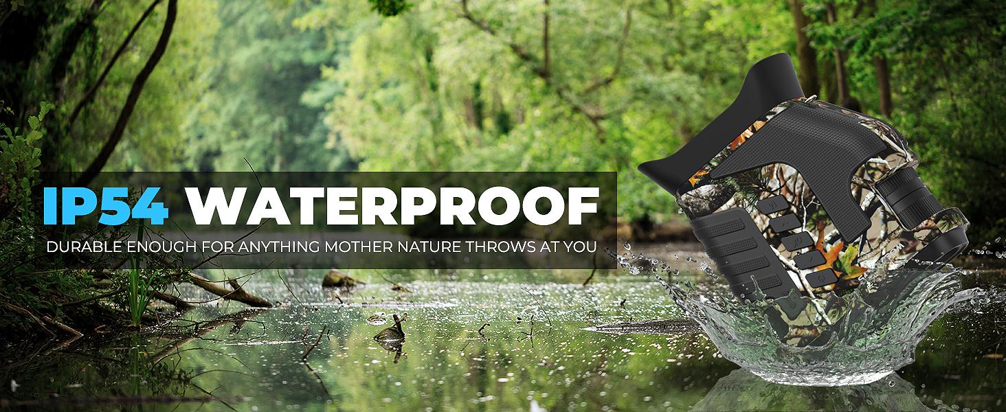 WOSPORTS 4K Night Vision Binoculars | 1315FT Range, 10X Optical Zoom, Rechargeable with 3'' Screen & 32GB Card WOSPORTS 4K Night Vision Binoculars | 1315FT Range, 10X Optical Zoom, Rechargeable with 3'' Screen & 32GB Card