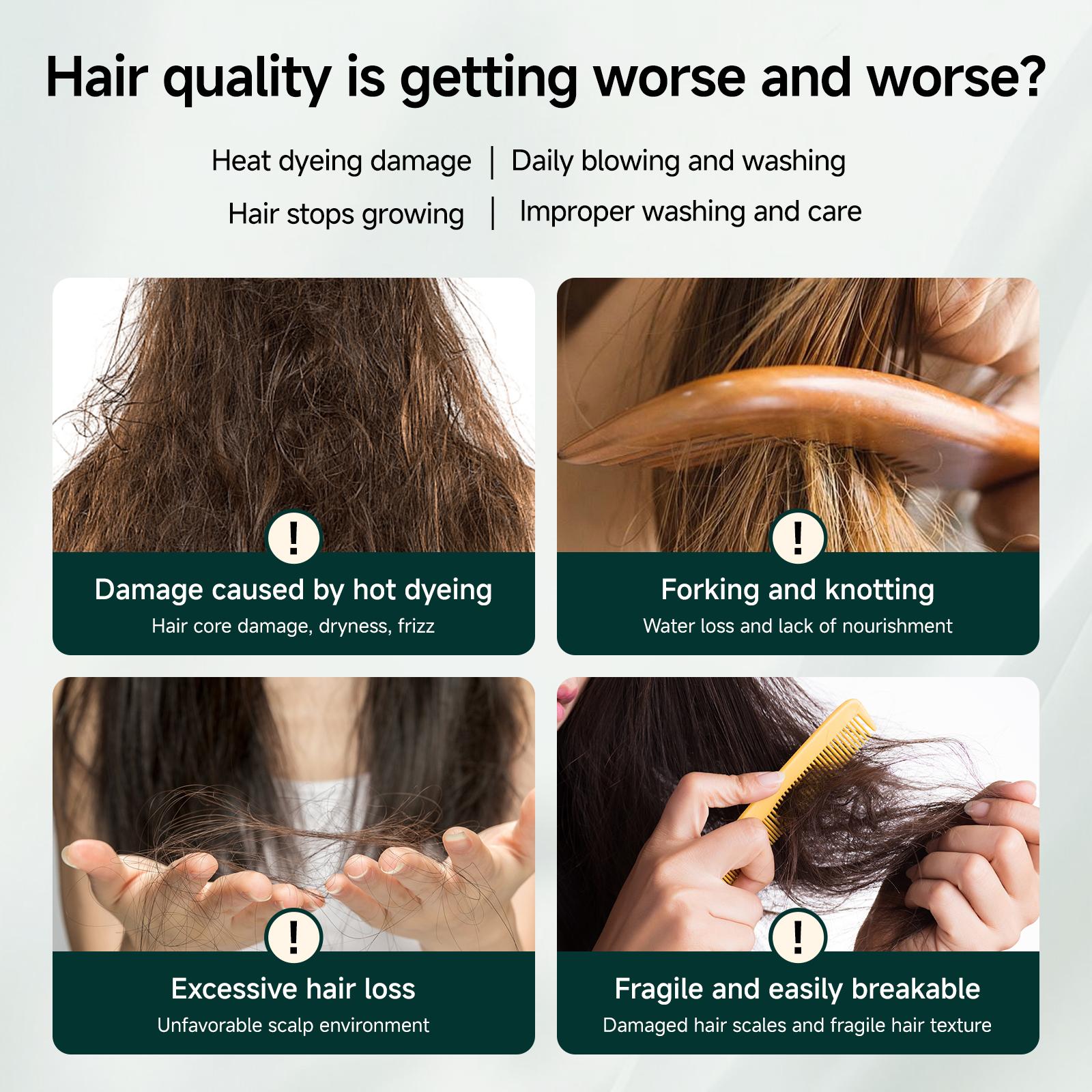 【Buy 1 get 1 free】Honlink Polypeptide Keratin Hair Restoring Cream--For Hair Repair and Growth,Anti-Hair Fall,HydratingSmooth,Conditioner Shampoo,Corrective, Haircare Moisturize Smoothing