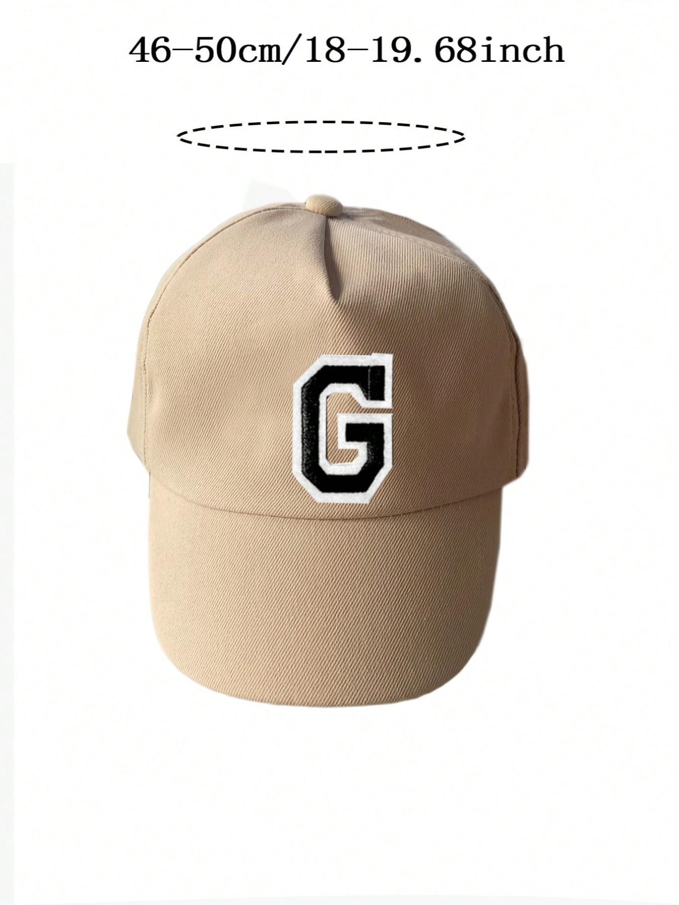 Fashion Dad Hat 26 Letters Casual Baseball Cap Adjustable Sun Protection For 1-3Y Boys Girls Outdoor Fun Everyday Wear