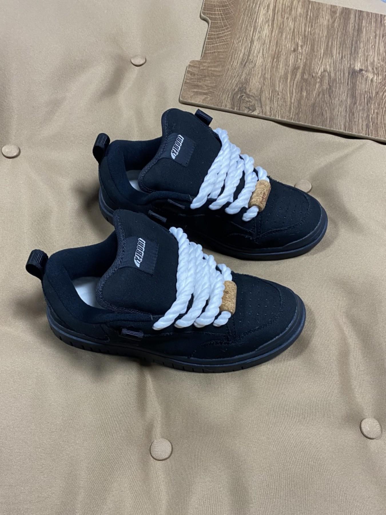 Men's Canvas Shoes, Fashionable Warrior Sneakers, Couples' Casual Flatforms, Anti-Slip Durable, Size 50, Round Toe, All Seasons