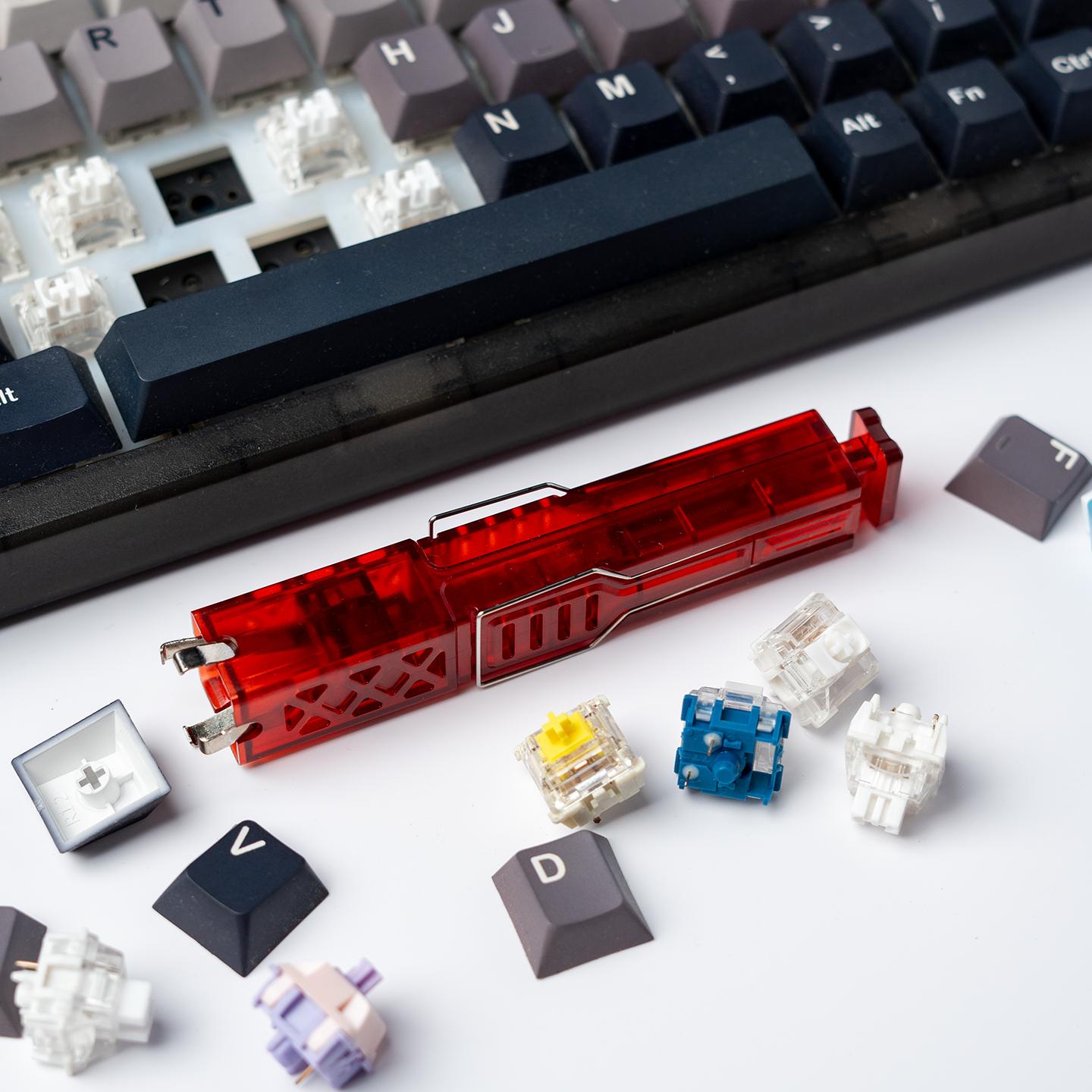 Switch puller, keycaps puller, 2-in-1 mechanical keyboard, hot swappable key cap, shaft body switch, cleaning and dismantling tool, Keyboard Maintenance