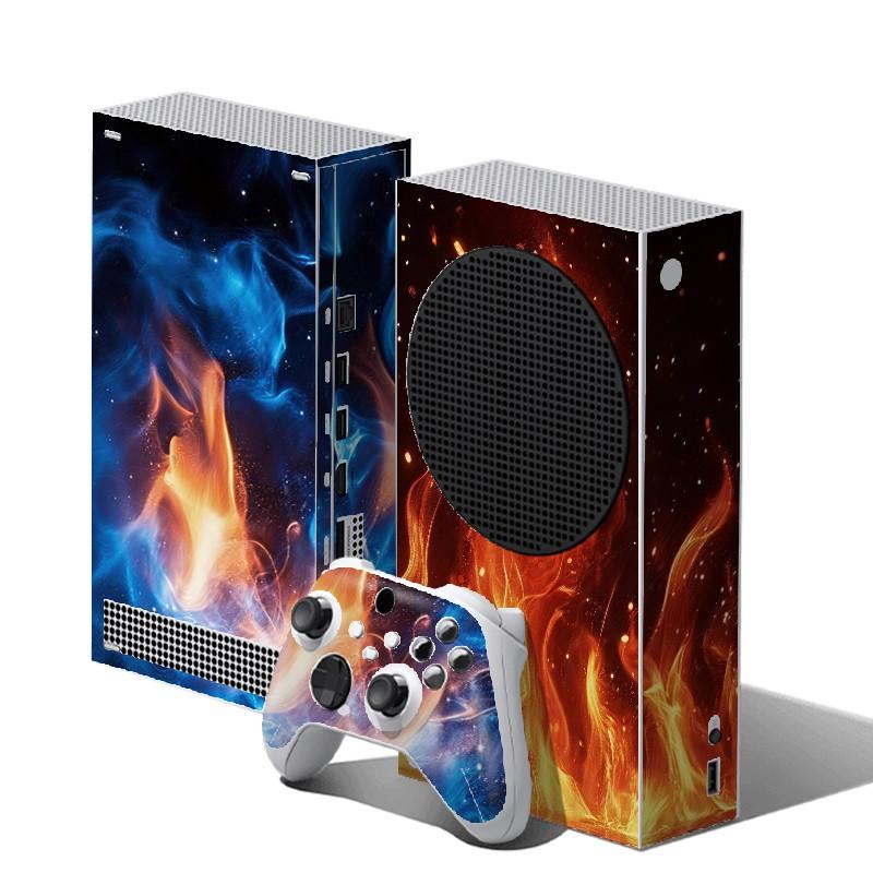 Vinyl Gaming Skin Sticker for Xbox Series S Console & Controller, Waterproof Scratch Resistant Durable, Removable No Residue Black White Art Landscape Cover