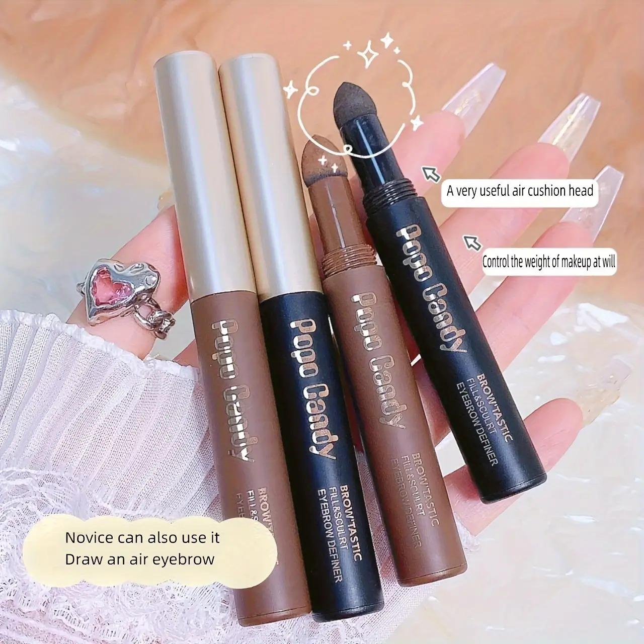 Sponge-Tip Eyebrow Mascara - 3D Sculpting Gel |   Waterproof & Smudge-Proof |   Natural-Looking & Easy to Apply |   Versatile for Daily Makeup |   Premium Shades: Black, Coffee, Brown