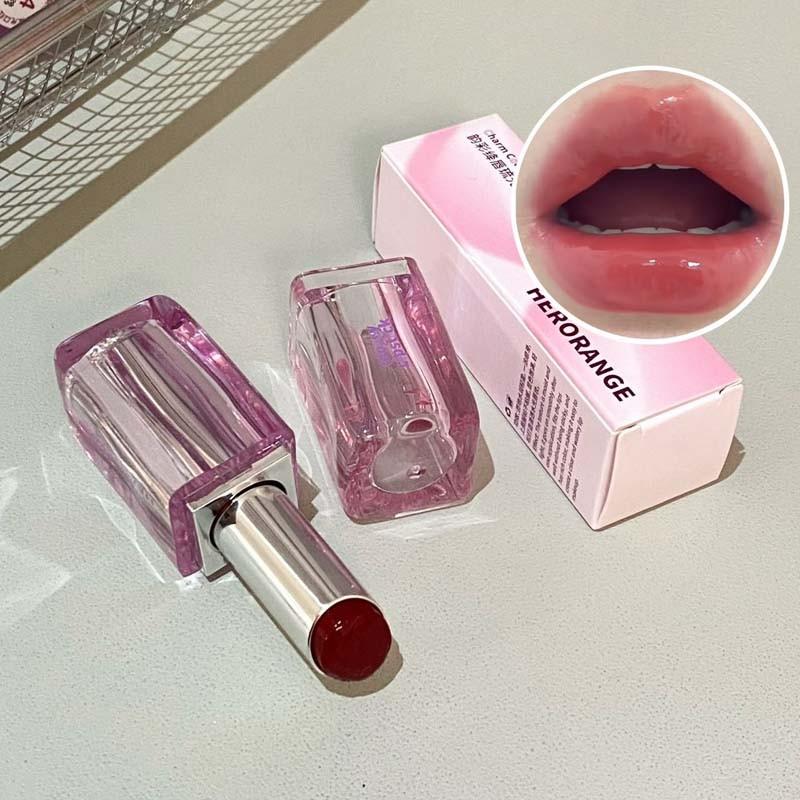 Highly moisturizing lipstick provides long-lasting hydration and repair for dry lips. The smooth, creamy texture applies easily, offers rich color payoff, and is long-lasting and smudge-proof, creating plump, soft lips. A must-have gift for Mother's Day.