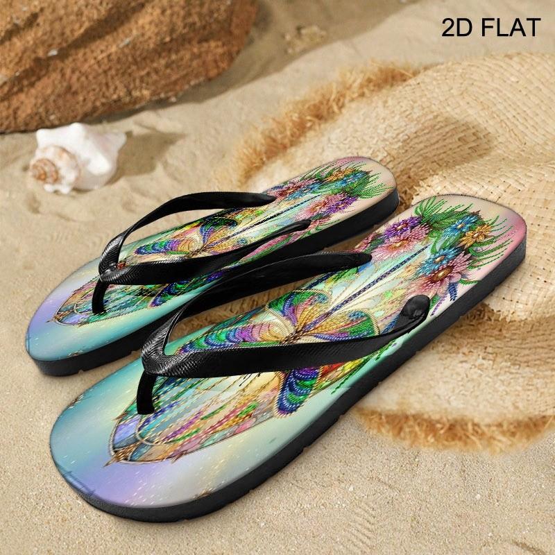 Women'S Fashion Flip Flops, Dragonfly And Floral Jeweled Design, Multiple Colors And Sizes Available, Comfortable for Daily Wear, Stylish Summer Sandals with Intricate Gem-Like Details, Trendy Ladies' Beach And Casual Shoes, Women Shoes