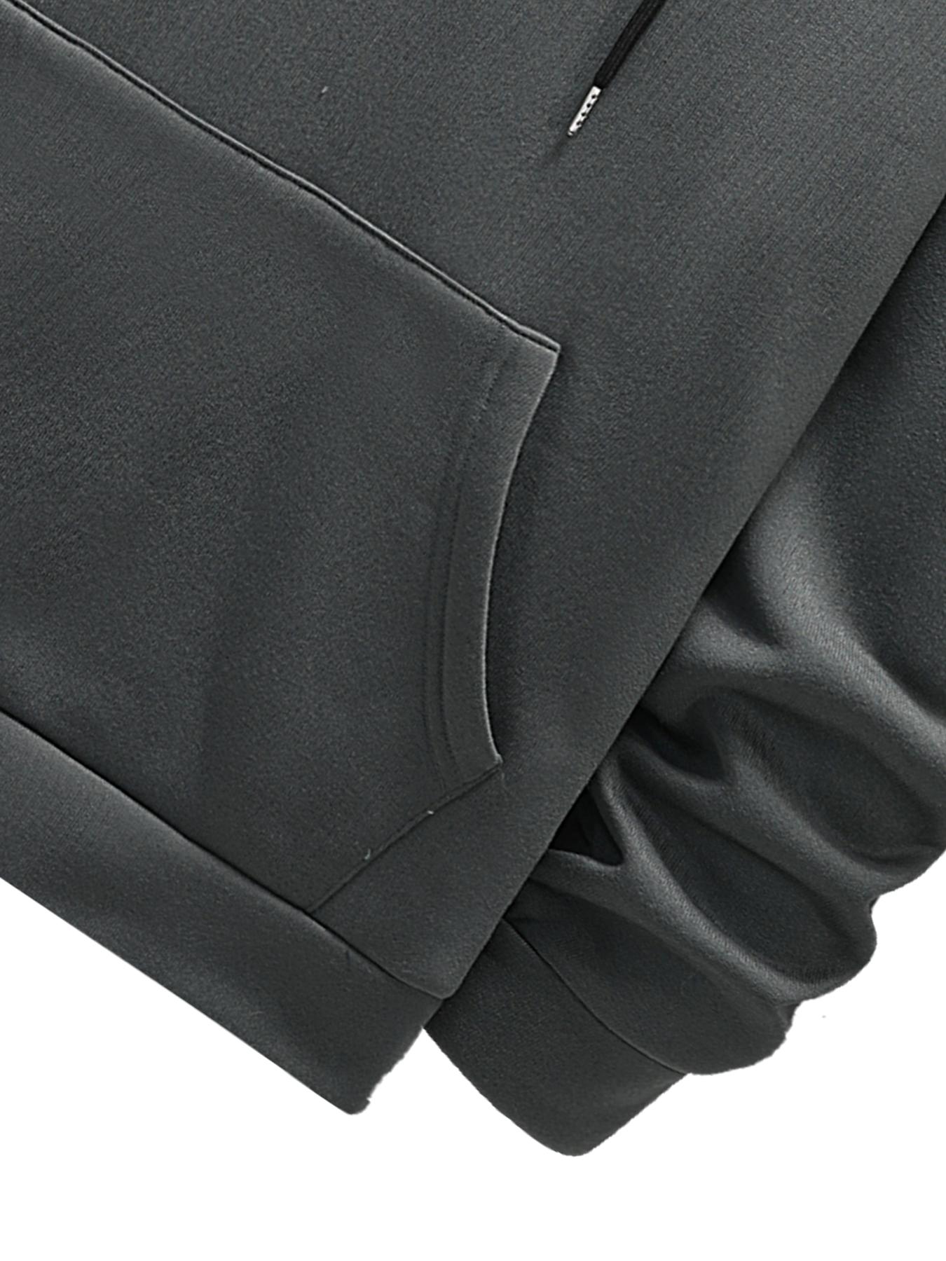 Women's Letter Print Drop Shoulder Hoodie, Fashion Casual Drawstring Pocket Hooded Sweatshirt for Daily Holiday Outdoor Wear, Women Clothing for Fall & Winter