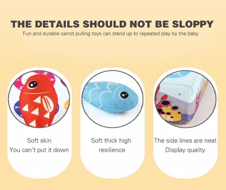 1 Set Plush Tissue Box Fishing Toys Enlightenment Early Learning Baby Toys Numbers Awareness Matching Fishing Tray For 12 Months Toddler Early Learning Gift