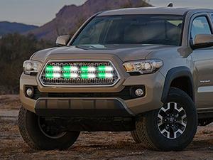 Nilight 8PCS Led Strobe lights 12LED Green white  Light 12V 24V Surface Mount Flashing Warning Hazard Beacon Lights Ultra Slim Sync Feature Mini Grille for Cars Trucks Off Road Vehicles SUV Auto Automotive  dealsforyoudays