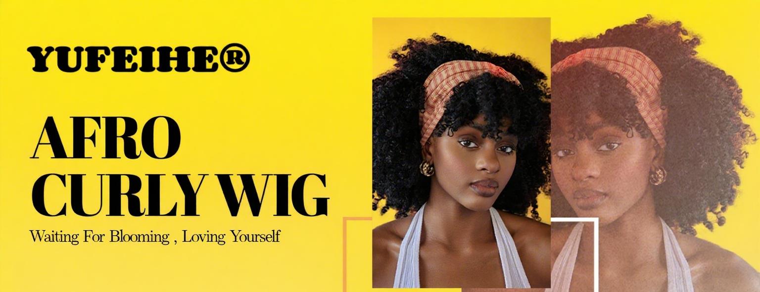 Kinky Curly Wigs for Black Women,12Inches Machine Made Wigs Afro Bomb Curly Wigs about 280g/Piece Natural Glueless Heat Resistant Synthetic African Wig (Orange)lack to Brown)
