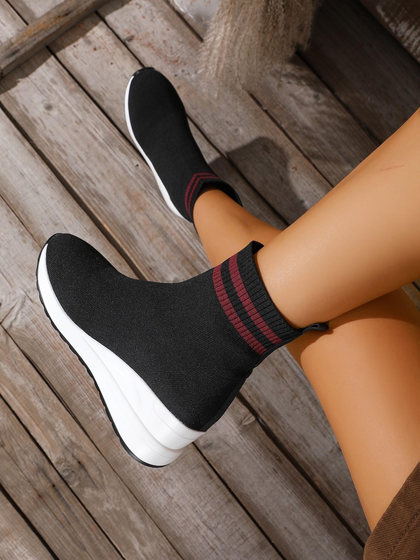 Women's Fashion Single Shoe, Short Boot, Slip-On, Simple and Comfortable, Perfect for Daily Wear, Stylish and Practical Design