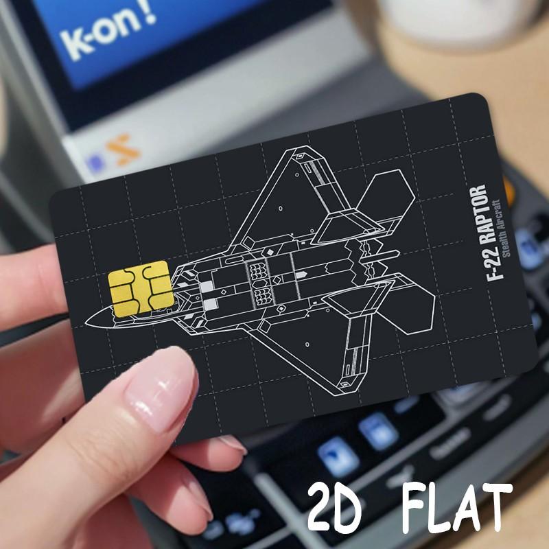 Ultra-Thin Waterproof Scratch-Resistant Credit Card Stickers, 2-Pack Personalized Bank Card Decorative Stickers, Durable Adult Use