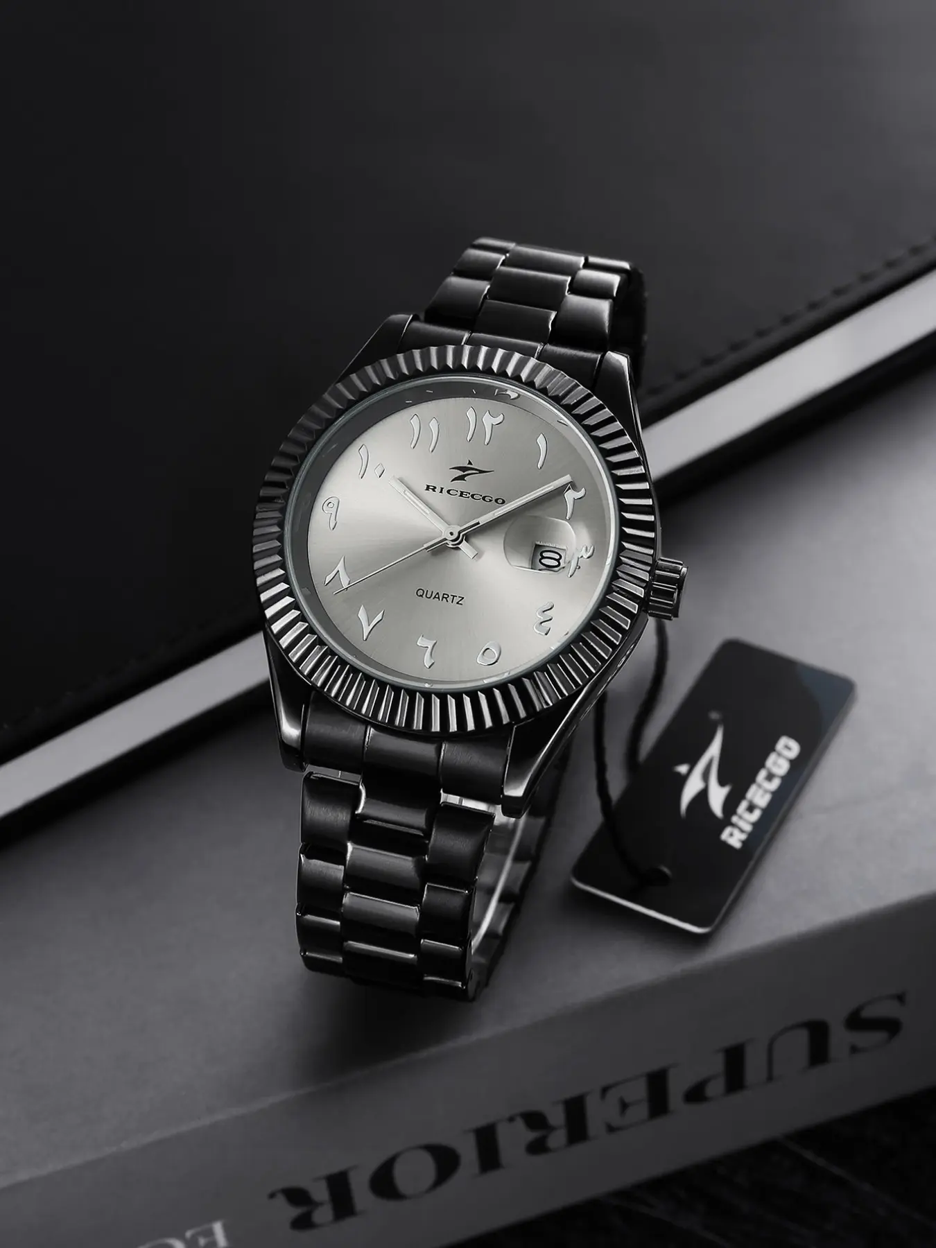 Men's Business Round Dial Quartz Watch, Stainless Steel Strap, Daily Wear Accessory, Date Display, Birthday Gift, Men's Gift Watch