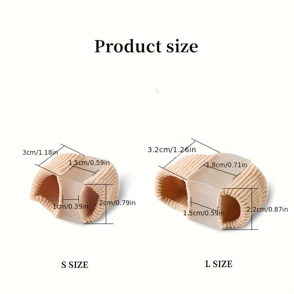 2pcs Toe Separators, Foot Toe Fixator, Toe Separator, Foot Care Tool, Comfortable Fit, Ideal for Daily Use, Easy Application