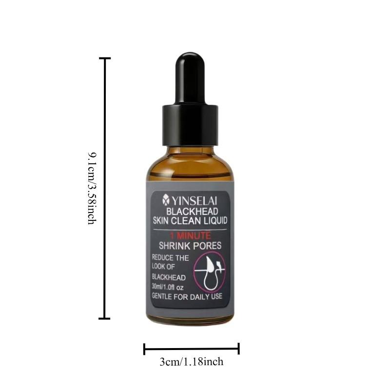 Blackhead Remover Essence, Tighten Pores, Deep Exfoliation, Remove Blackheads and Whiteheads, Suitable for All Light Skin Tones, Oil Control, Hydrating