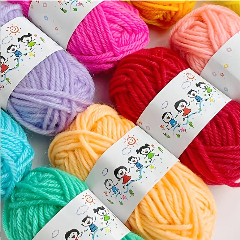 12pcs Mixed Color Crochet Knitting Yarn Set, Including 3.5MM Crochet Hook And 5 Marking Needles And 6 Stitching Needles, Suitable for DIY Crafts, Sewing, Knitting And Crochet Acrylic 100.00%, Diy Kits (Random Colors, Random Packaging)