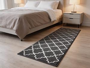 Washable Non Slip Runner Rug, Dirt Trapping Rubber Backing Carpet Runner for Entryway Hallway Kitchen Laundry Room