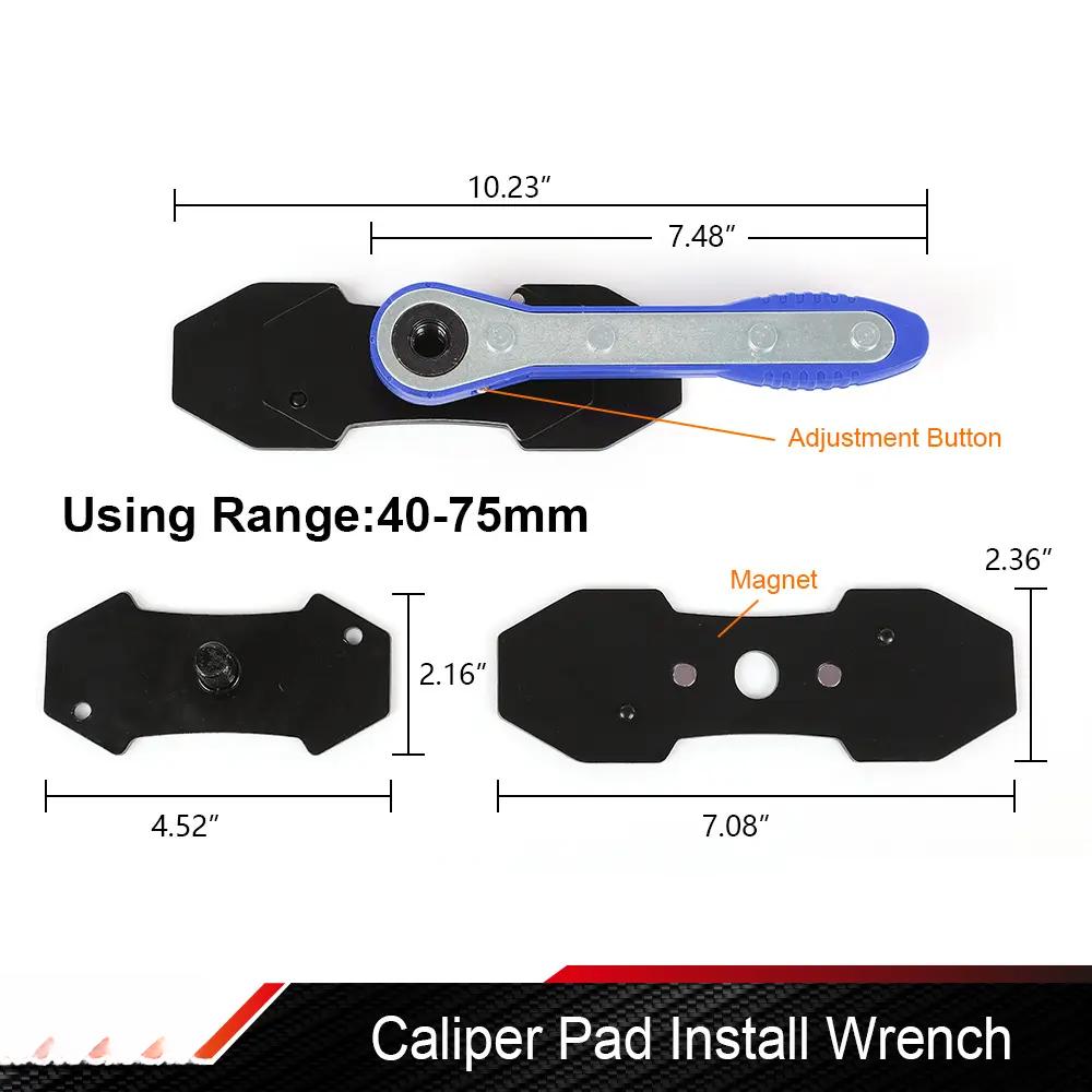 Brake Caliper Press Tool Separator 360 °   Degree Ratchet Brake Piston Caliper Spreader  For most large trucks and commercial vehicles with Four piston Calipers