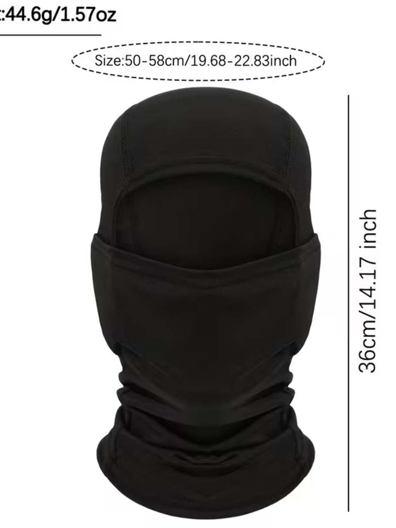 Balaclava Hat with 'shiesty' Print, Breathable Ice Silk Full Face Mask, Ideal for Skiing, Festivals, Motorcycle Riding, Outdoor Sports