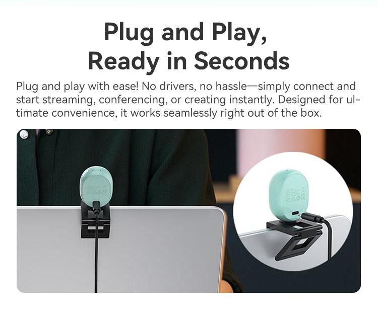 EMEET Piko Dual-Camera AI-Powered 4K Webcam for Switch 2 camera, AI-Assisted Lens Light Correction, Auto Focus, 1080@60 FPS, Built-in 3 Mics, Great for Streaming, Desk Setup and Creative Gifts, TikTokShopBlackFriday