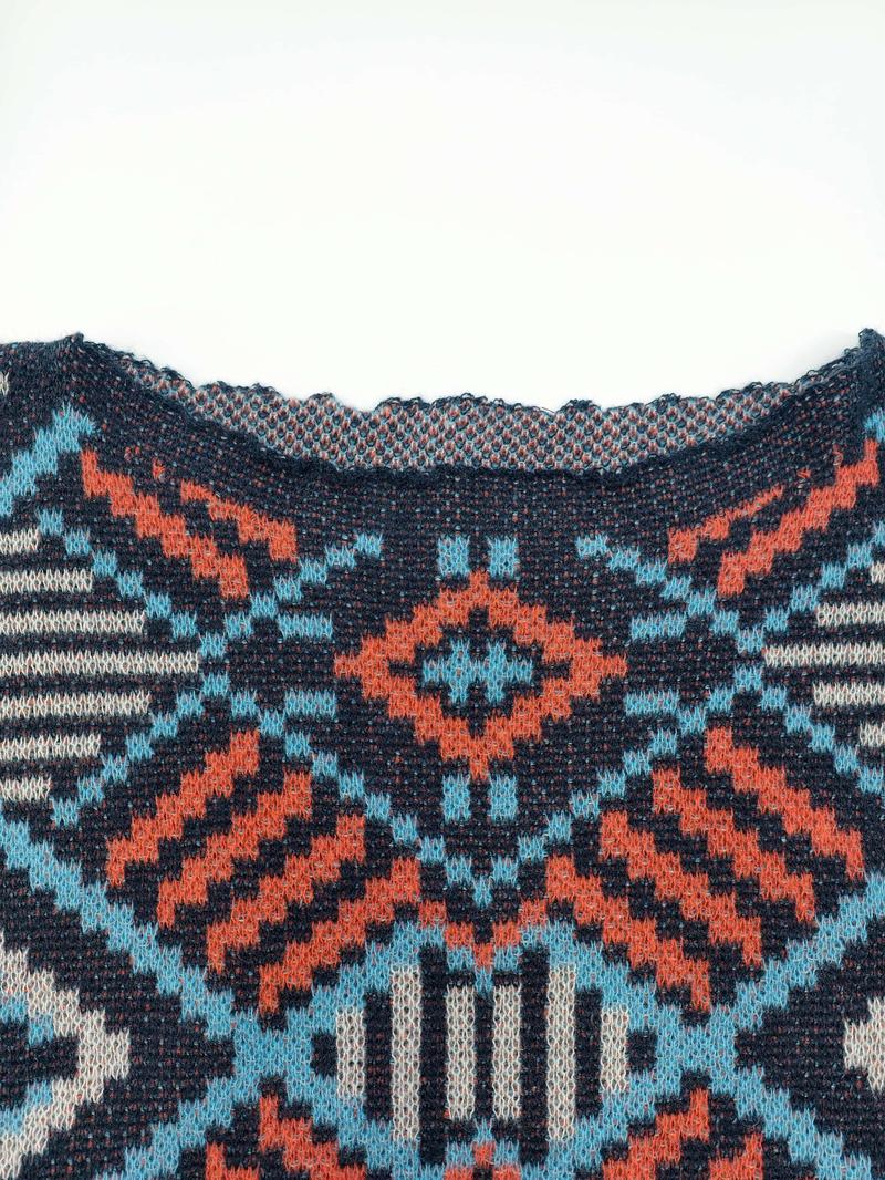 Long Bohemian Ethnic Style Shawl Sweater Cape Knit Top Outerwear, Travel, Women's Fashionable Wrap Cardigan Long Bohemian Ethnic Style Shawl Sweater Cape Knit Top Outerwear, Travel, Women's Fashionable Wrap Cardigan