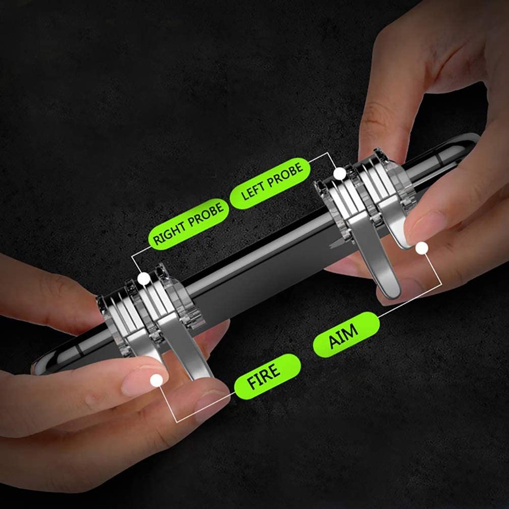 Ergonomic Mobile Game Controller with High-Sensitivity Triggers & L1R1 L2R2 Buttons - Quick Aim, Precision Burst Fire, Easy Install for PUBG, Mobile Legends, FPS Games - Pro Gamer Essential for Better Performance