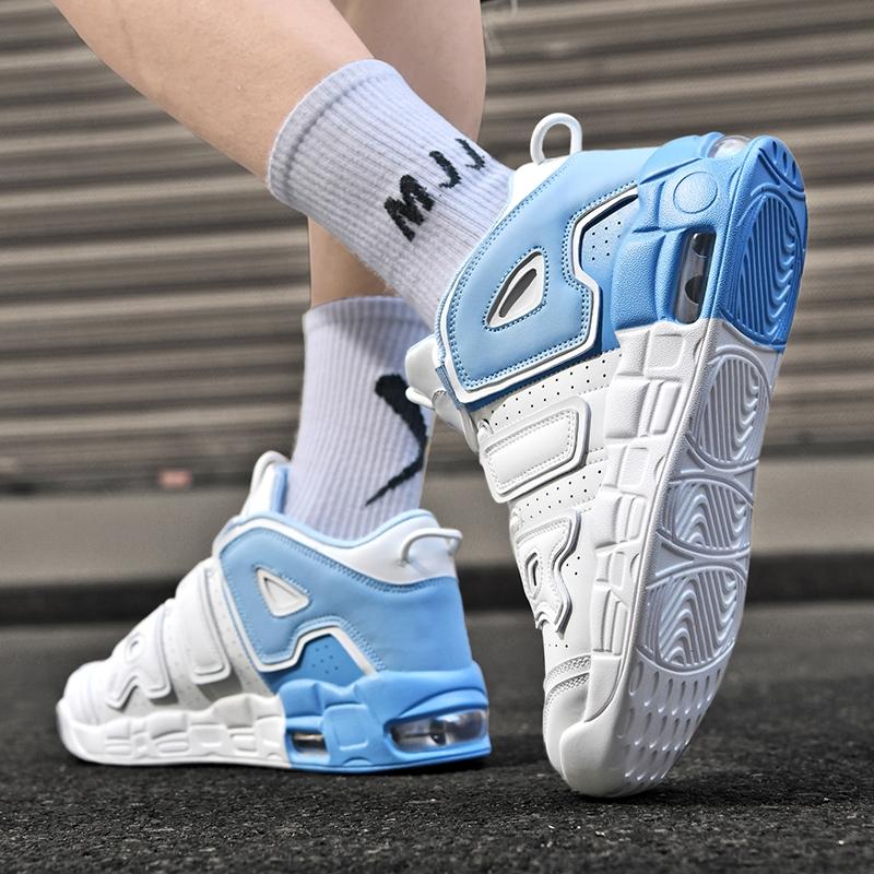 Unisex Fashion Casual Sports Shoes, Stylish Basketball Shoes, Shock Absorption Comfortable Shoes, Sizes 36-47, Men and Women