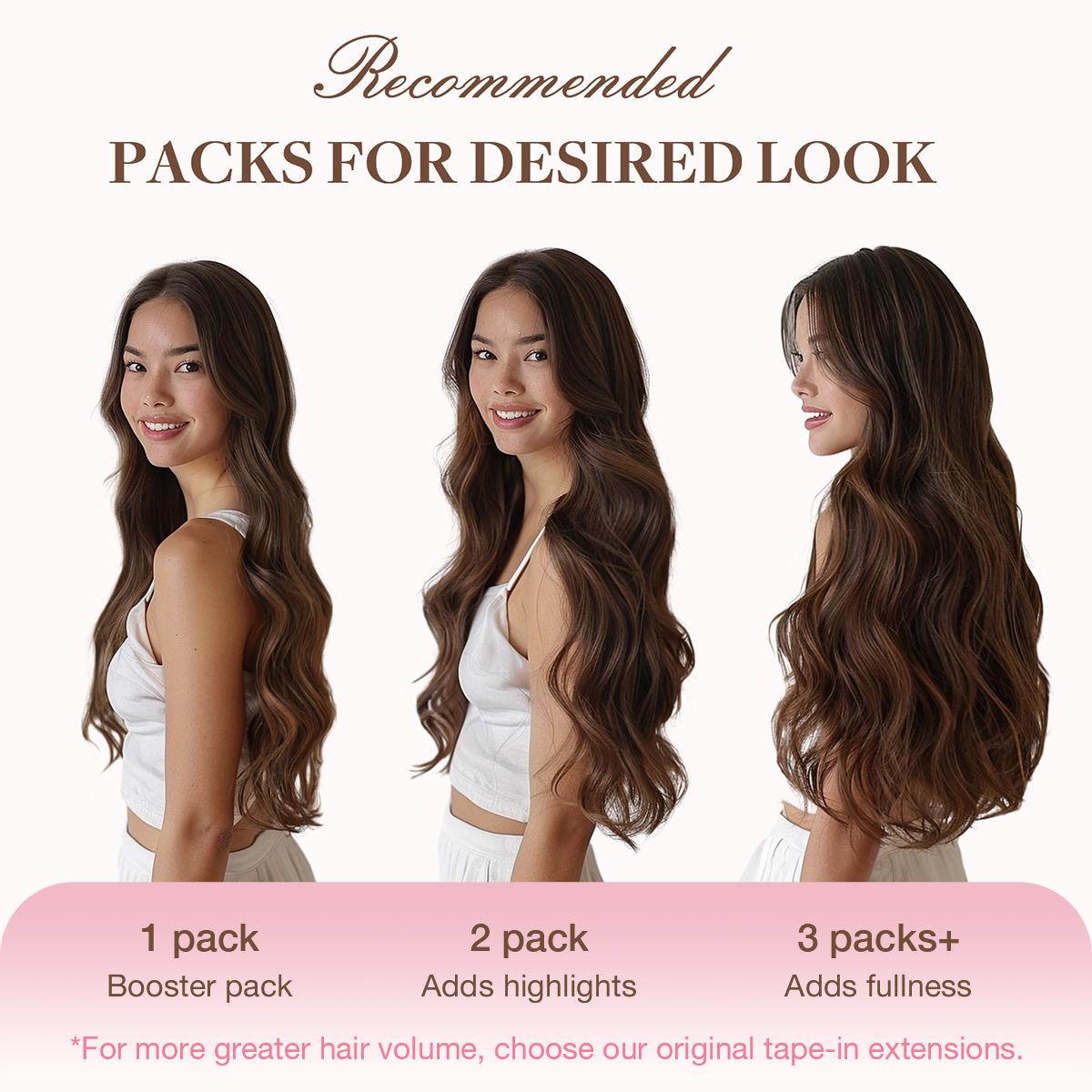 Tape in Hair Extensions 10 Pcs Strong Adhesive Remy Human Hair Extensions for Effortless Application