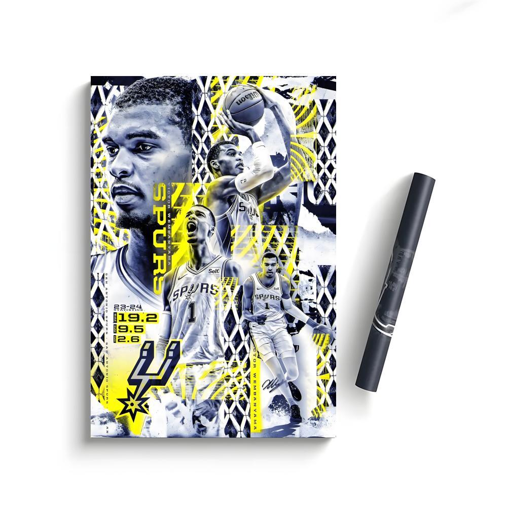 Victor Wembanyama Poster Bedroom Home Decor Art Poster Perfect Gift for Family and Friends