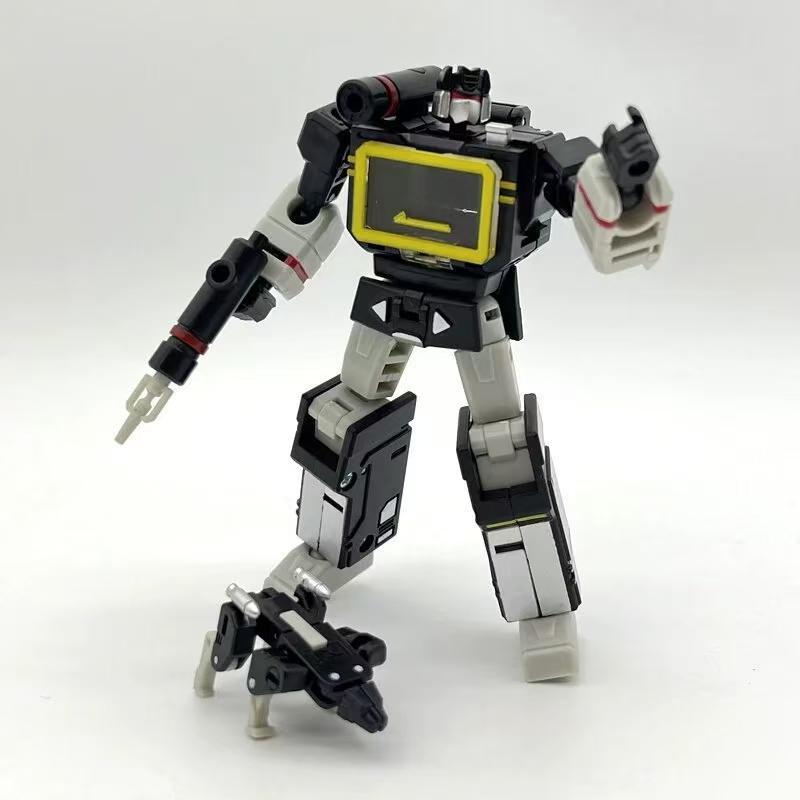 In Stock PT-04 Black Soundwave PT04B Transformation Tape G1 Mini Pocket War KO DX9 Action Figure Robot Toys christmas Kids Gift