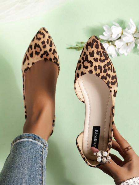 Women's Solid Color Pointed Toe Flat Shoes, Fashionable Slip on Shoes for Daily Wear, Lightweight Breathable Comfortable Shoes for Women & Girls, Running, Flats Shoes Women