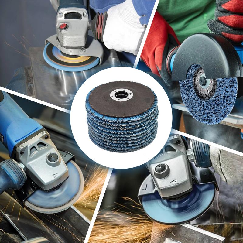 TikTokShopBlackFriday Premium Zirconia Flap Disc Sanding Grinding 10/50Pcs 4.5''x7/8'' 40/80Grit T29 TikTokShopBlackFriday Premium Zirconia Flap Disc Sanding Grinding 10/50Pcs 4.5''x7/8'' 40/80Grit T29