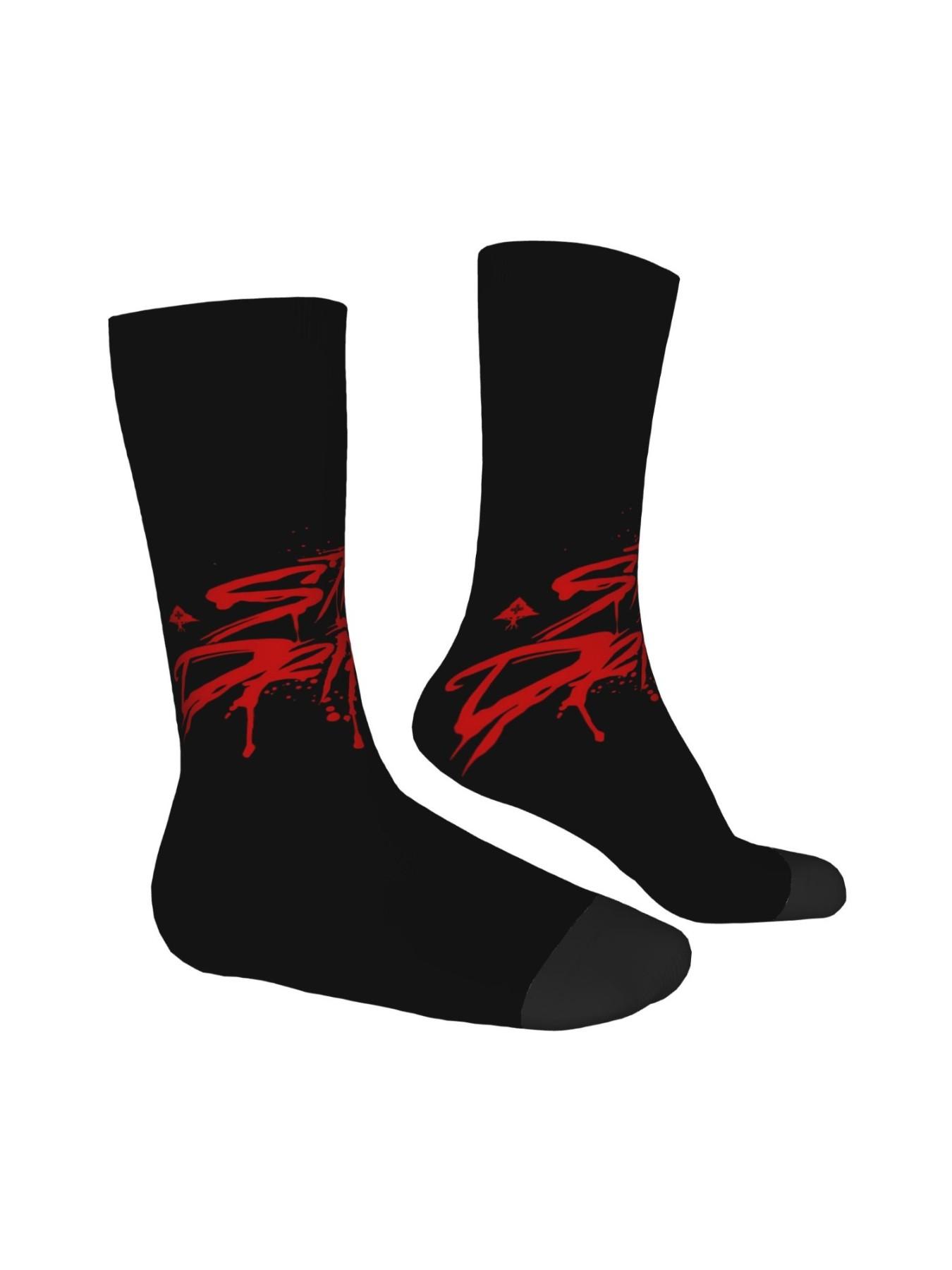 1 Pair Funny Still Drippin Vintage Harajuku Hip Hop Novelty Seamless Crew Crazy Sock