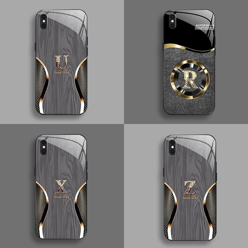 Suitable for [iPhone Xs Max] Brand new premium phone case, drop-proof and fingerprint-resistant，sophisticated and minimalist design, with 26 English letters to choose from 995